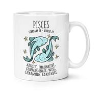 Piscis Horóscopo 10oz Taza