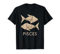 Piscis Origami Zodiac Graphic Camiseta