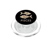 Piscis Origami Zodiac Graphic PopSockets PopGrip para MagSafe