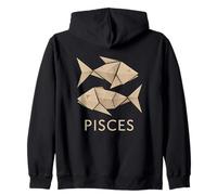 Piscis Origami Zodiac Graphic Sudadera con Capucha