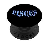 Piscis pez Zodíaco febrero cumpleaños Marzo Astrología papá mamá PopSockets PopGrip Adhesivo