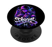 Piscis Zodiaco astrología Signo Celestial Streetwear Art PopSockets PopGrip Adhesivo