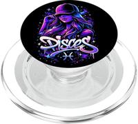Piscis Zodiaco astrología Signo Celestial Streetwear Art PopSockets PopGrip para MagSafe