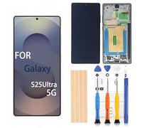 Pishzeo Digitalizador LCD original de 6.9 pulgadas Super Amoled para Samsung Galaxy S25Ultra 5G reemplazo de pantalla SM-S938U S938U1 S938B/DS pantalla táctil, montaje de digitalizador Full HD