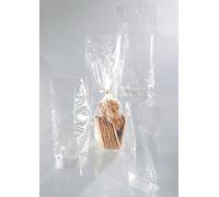 Piso bolsas de celofán de fondo 115 x 190 mm Paquete de 100
