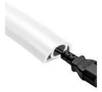 Piso de Cubierta de Cable, Piso Protector de Cable - de Cables retardantes de Llama para Cables en el Piso - Autoadhesivo para Ocultar para gestión de domésticos, Protector de