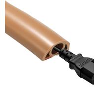 Piso de Cubierta de Cable, Piso Protector de Cable | de Piso de Alambre Suave para Cables, conducto de Alambre Flexible de PVC, Autoadhesivo Aislado para Ocultar Cables, Evita riesgos de tropiezo