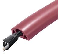 Piso de Cubierta de Cable, Piso Protector de Cable | Protector de Flexible de PVC Retardante de Llama | Autoadhesivo para Ocultar Cables, aisladas para Cables de extensión para