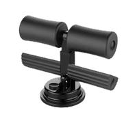 Piso de la Barra Sentada, Equipos de Ejercicio ABS con Ancla de Taza de Succión, Equipo de Ejercicio de Sentado Portátil para Ejercicio de Acondicionamiento Físico Músculos (Negro)