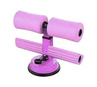 Piso de la Barra Sentada, Equipos de Ejercicio ABS con Ancla de Taza de Succión, Equipo de Ejercicio de Sentado Portátil para Ejercicio de Acondicionamiento Físico Músculos (Púrpura)