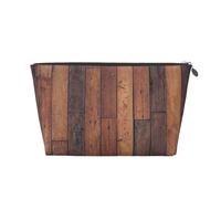 Piso de Madera, Bolsa de artículos de tocador Bolsa de Maquillaje Bolsa de cosméticos Bolsa de artículos de tocador de Viaje portátil