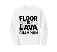 Piso Es Campeón De Lava Divertido Juego Sudadera