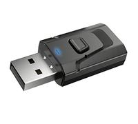 Pissente Adaptador USB 5.0 Receptor de Audio con Transmisión Dual para Computadora TV Altavoces Auriculares Coche