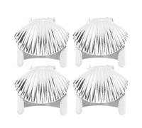 Pissente Apagavelas Autom¨¢Tico Extintor de Incendios 4 Piezas Tap¨®n con Clip para Amantes de Velas Silver