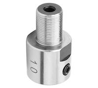 Pissente Biela de Taladro Eléctrico, Mandril de Acero Inoxidable M14*1 para Piezas de Máquina de Mini Torno K01-50/63 K02-50/63 (de 10mm*M14*1)