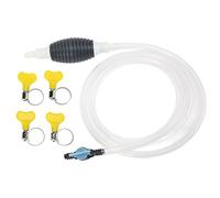 Pissente Bomba Sifón Manual de ABS para Transferencia de, Manguera de 2 M, 13 Mm de Diámetro Interior, Válvula de Retención, Control de Flujo para Transferencia de Gasolina y Agua en
