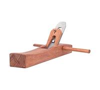 Pissente Cepillo para Trabajar la Madera, Cuerpo de Teca, Cepillo Manual con Hoja de Acero Al Manganeso, Cabezal de Corte de 183 Mm, Fácil de Hoja, Agarre Cómodo para Carpintero, Carpintería, (350)