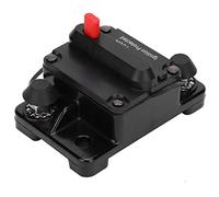 Pissente Disyuntor Portafusibles de Cobre DC12 42V Reinicio Automático Cubierta Impermeable 30A a 300A Protección contra Sobrecorriente para Sistemas de Batería de Audio de Camiones Marinos RV (150A)