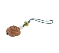 Pissente Feng Shui Llavero Colgante Fragancia en Polvo Rosa Llavero 3 X 3 X 1 Cm Tallado Floral Abrible Nudo de la Suerte Colgante Aromático para Las Llaves del Coche Bolsos Amigos Familia
