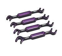 Pissente Juego de Llaves RC Compactas, Extractor de Juntas Esféricas de Tuerca Tensora Portátil, Fácil Mantenimiento para Dispositivos RC, Aleación de Aluminio (Purple)