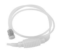 Pissente Manguera de Sifón Tubo de Sifón Bomba de Sifón Manual para Elaboración de Cerveza Vino en Casa con Material de Plástico de Grado Alimenticio Fácil de Usar Longitud de 1.94 M (WHITE)