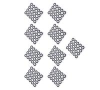 Pissente Marcadores de Escaneo 3D de 12 Mm de 19 Mm, Puntos de Reflexión 3D de Reflexión 3D Puntos de Seguimiento 3D Alta Reflectividad Resistente a la Lágrima 10 Hojas de 10 Hojas