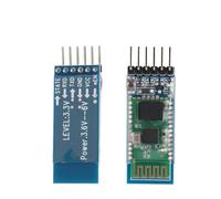 Pissente Módulo Bluetooth Inalámbrico Transceptor Serie UART de 3,3 V Convertidor Bluetooth UART RS232 con Modos Maestro Esclavo de Comando AT 1200 a 115200 Baudios para Proyectos MCU Arm