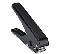Pissente Punch de un Solo Hoyo, Herramienta de Ranura de Tarjeta de Identificación Manual con de Posicionamiento de Tope de Papel Mango Ergonómico para la Escuela en Casa 10 Hojas