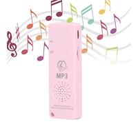 Pissente Reproductor MP3 Reproductor de Música MP3 Reproductor MP3 Portátil Sonido sin Pérdida Larga Duración de la Batería Soporta Tarjeta de Memoria de 64GB para (Pink)