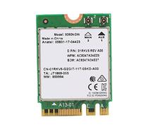 Pissente Tarjeta WiFi Dual Band, Adaptador Inalámbrico WiFi M.2 5.0 2.4GHz + 5GHz 1.73Gbps Alta Velocidad NGFF M.2 WiFi para PC Laptop con 10