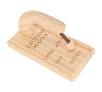 Pissente Tomador de Decisiones Magnético de Madera, Selector de Decisiones de Madera de Roble de 13 X 20 X 10 Cm con Péndulo Magnético Oscilante, Fácil de Configurar y para Exhibi