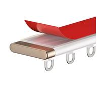 Pista autoadhesiva de alta resistencia para techo/pared, no requiere herramientas ni perforaciones, perfecta para iluminación de armario, baño y ducha, 3,1 m / 10.2ft, fácil instalación, solución