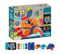 Pista Automotriz Niños - Carril Brillante Eléctrico, Coche Móvil Innovador, Itinerario Variado Montaje Juguete Ingenioso, Estructura Dinámica | Ocio Interior Grupos Invent