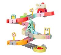 Pista De Bolas De Agua De Baño para Niños - Juguete De Tobogán De Bañera Pernos, Montado En , Bolas Flotantes | Juguete Tobogán Interactivo para Niñas D