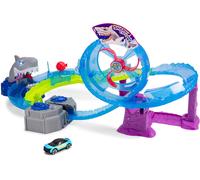 Pista de Carreras con Coche Dickie Toys Tiburón Blanco