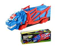 Pista De Carreras De Dinosaurios con Coches Interactivo Flexible DIY | Playset De Pista Carreras Dinosaurios Para Niños Y Niñas Interior Exterior Preescolar Guardería Cumpleaños