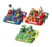 Pista de Carreras de Dinosaurios para Niños - Juguete de Rampa Deslizante con Aventúra en la Jungla | Rompëcabezas de Coches ABS 23x23cm | Regalo Cumpleaños Navidad Guardería, Hogar, Escuela