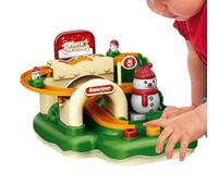 Pista De Carreras para Coches De Juguete | Juguete Educativo de Vehículos para la Navidad | Conjuntos de Juego de Vehículos - para Niños Y Niñas De Todas Las Edades para El Aprendizaje En Navidad Y