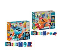 Pista de carreras para niños: juego de vehículos de juguete de circuito de carreras iluminado por LED, proyecto de construcción educativo de bricolaje eléctrico para niños estudiantes | Divertido