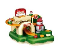 Pista de carreras para niños pequeños - Pista de carreras flexible 20x22x14 cm | Juguete AdventureTrack de coche para, rompecabezas interactivo, divertido juego de coches para padres y,