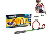 Pista de carreras para, Pista de carreras de coches juguetes,Juego de coches de pista segura - Conjunto de Pista de Coche Slalom para, Juego de Coche de Pista Educativa para, j