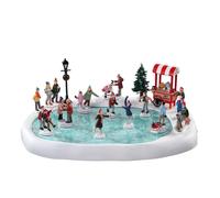 Pista De Patinaje En El Pueblo Con Sonido, Conjunto De 18 - LEMAX COD. 94048
