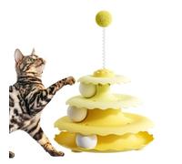 Pista de Pelota de Juguete para Gatos, Pista de Torre de 3 Niveles, Rompecabezas Divertido, para el hogar, Sala de Estar, Dormitorio, Cocina, balcón, apartamento, Zona de relajación