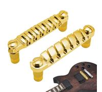 Pista de puente para guitarra eléctrica, guitarra eléctrica silla de puente,Tune-o-Matic Guitar Saddle Bridge - Accesorios musicales en conciertos, escenas de grabación, eventos escolares, per
