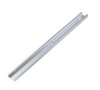 Pista de rampa para carpintería Plantilla de guía inglete ranura aleación aluminio, longitud 30/40/50 cm, límite deslizante canal carpintería for sierra mesa, 1 pieza(50CM)
