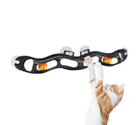 Pista de rodaje para Gatos con - Pista de Bolas de Ventana para Mascotas curiosas | Divertido Juego Interior para fomentar el Fitness, el Entrenamiento de Caza, la reacción y el Comportamiento