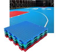 Pista de Tenis, Voleibol, bádminton, baldosas entrelazadas modulares for Exteriores, Suelo Deportivo for Bricolaje(Light Green)