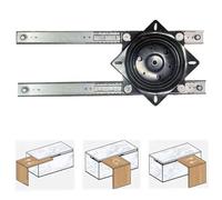 Pista deslizante de mesa de extensión, riel guía telescópico de aluminio para isla de cocina, accesorios de hardware para el hogar para mesa oculta y encimera
