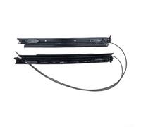 Pista deslizante panorámica para techo corredizo compatible con Mercedes Benz GLA X156 2015-2020, pieza de repuesto de guía de panel de techo de plástico ABS negro A1567800075 par izquierdo derecho