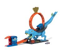 Pista Hot Wheels City Desafío del T-Rex. Incluye Lanzador de Golpe y vehículo Hot Wheels - Multicolor